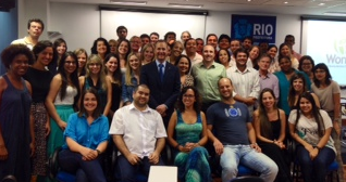 December 2013  with enthusiastic family medicine trainees in Brazil.
