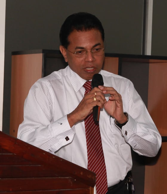 Dr Palitha Mahipala – Director General of Health Services, Ministry of Health.