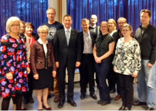 December 2014 - WONCA President with general practice colleagues, researchers and teachers in Helsinki