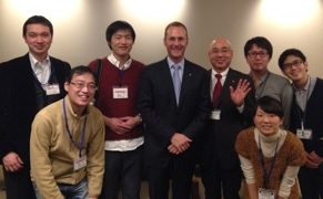 March 2014 with Professor Ryuki Kassai and young family doctors attending the Winter Education Seminar of the Japan Primary Care Association