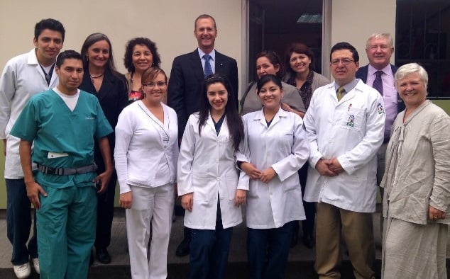 May 2014 -at the at La Ecuatoriana Family Medicine Clinic in Quito, Ecuador, with WONCA President, President-elect & CEO
