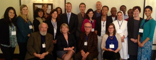 February 2015 - with delegates to the Sadok Besrour Global Health Conference in Quebec, Canada