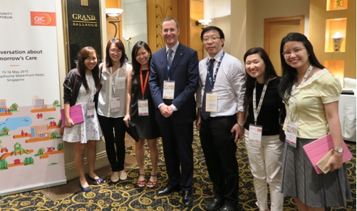 August 2016- with family medicine residents and Associate Professor Tan Boon Yeow during a recent visit to Singapore
