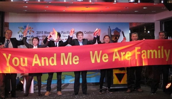 You And Me - We Are Family. A great catchphrase for Wonca in a performance led by Asia-Pacific region president, Meng-Chih Lee at the regional conference in Taiwan in 2015