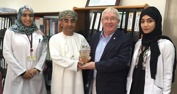 Garth visted colleagues in Oman, more recently, in January 2019