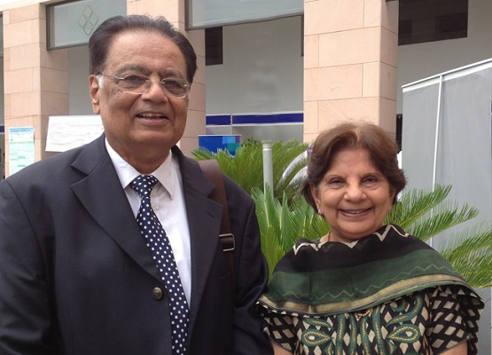 Ramnik and Jyoti Parekh (India) : good friends and one of the few medical couples we see at our conferences