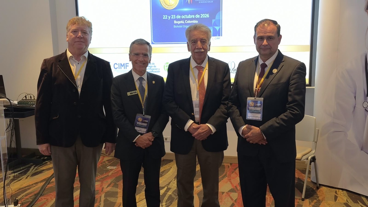 Speakers at the meeting in Bogotá, October 2026