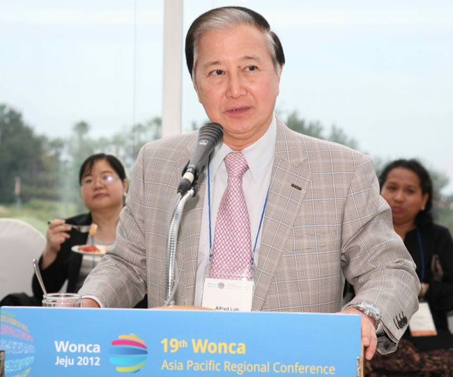 WONCA CEO Dr Alfred Loh at the welcome ceremony